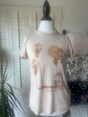 Junk Food Clothing “Be The Sunshine” Distressed Graphic Tee | Anthropologie | M